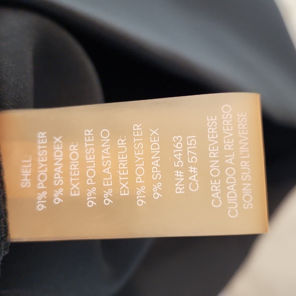 Calvin Klein black scuba ruffle cocktail dress sleeveless formal wedding size 10 - Picture 7 of 8